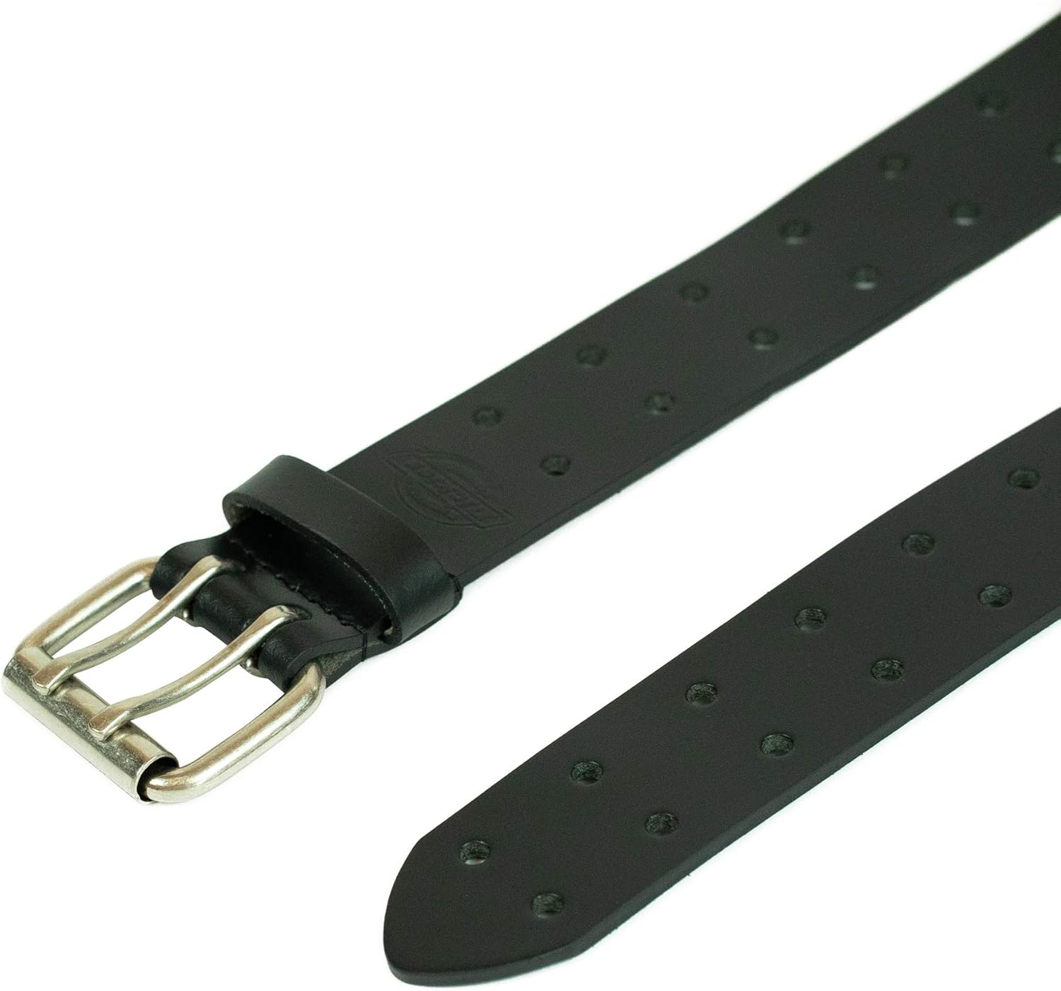 Men's Leather Double Prong Belt - Image 4