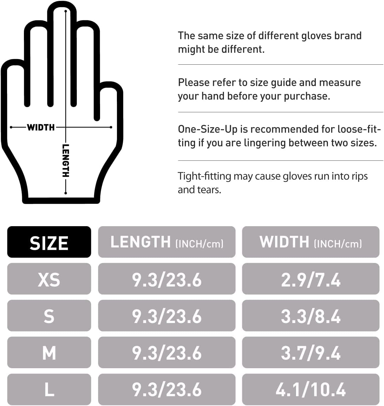 OKIAAS Black/Pink Vinyl Disposable Gloves Latex Free, Food Grade, 5 mil, Cooking, Cleaning, Hair Dye, 50/100/200/1000 Count - Image 6